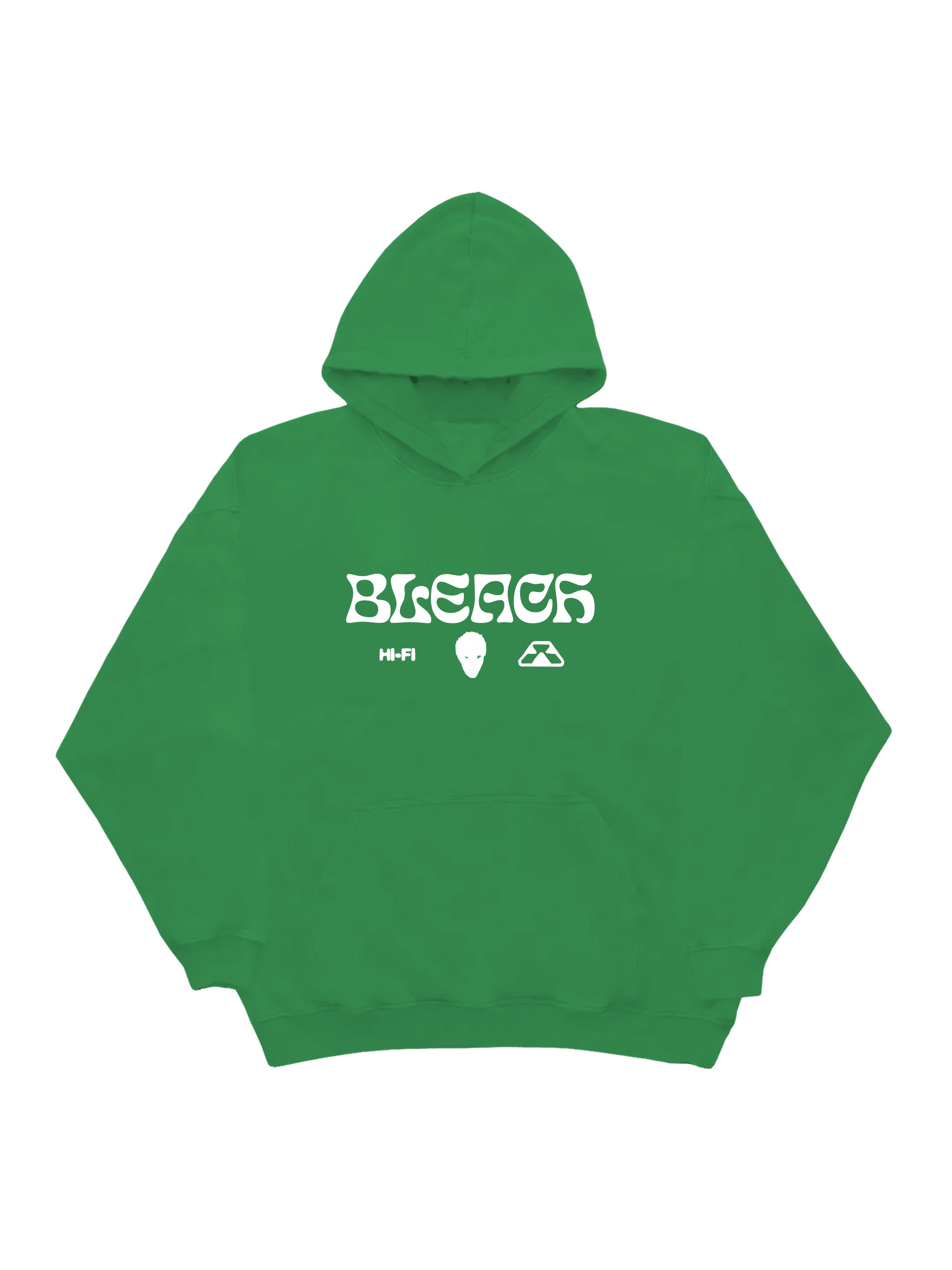 Green Bleached deals Queen Hoodie